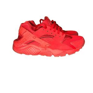 Nike Huarache Run SIze 6.5Y Women’s 8 Shoes Red Running Athletic Sneakers 654275
